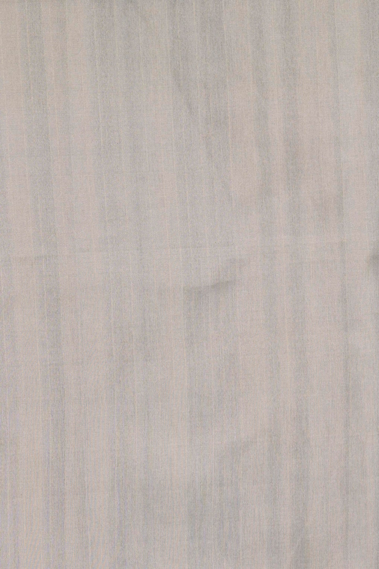 Grey Banarasi Raw Silk Saree with Zari Polka Buta paired with Temple Palla