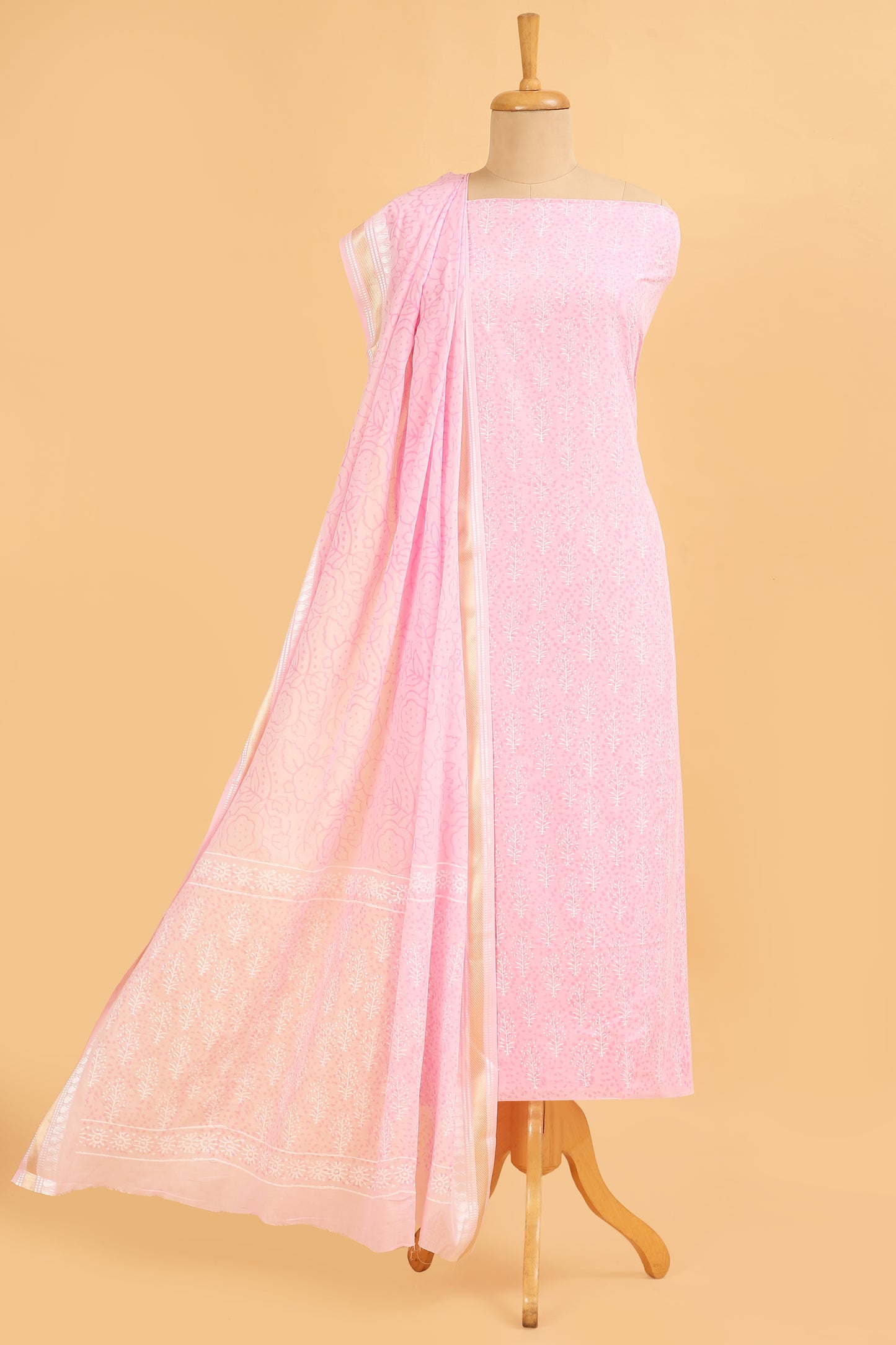 Pink Grace Pure Cotton Suit Set