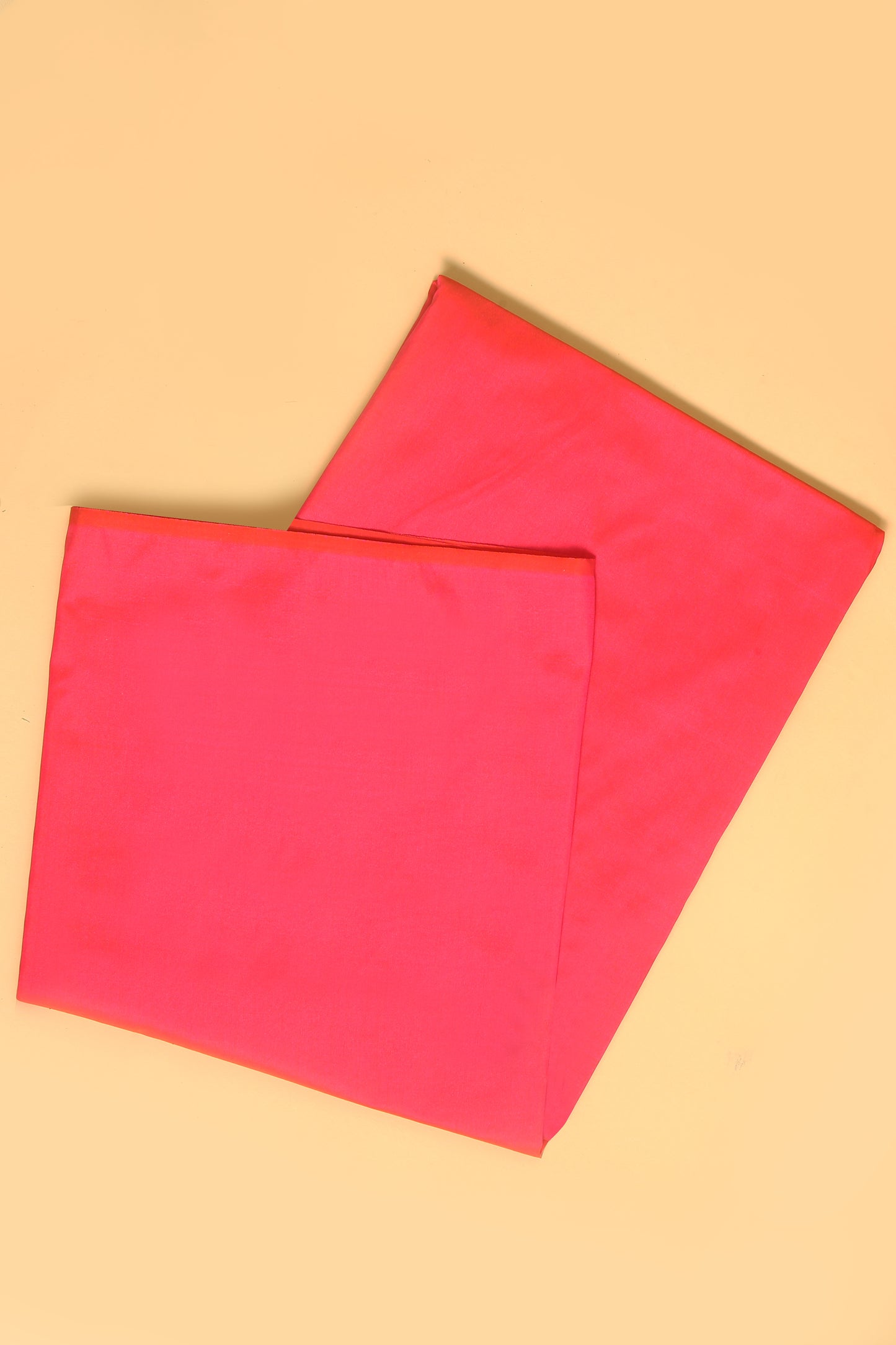 Bright Pink Katan Silk Blend Unstitched suit set with Tradtional Buti woven shirt and Tradional jaal woven Dupatta