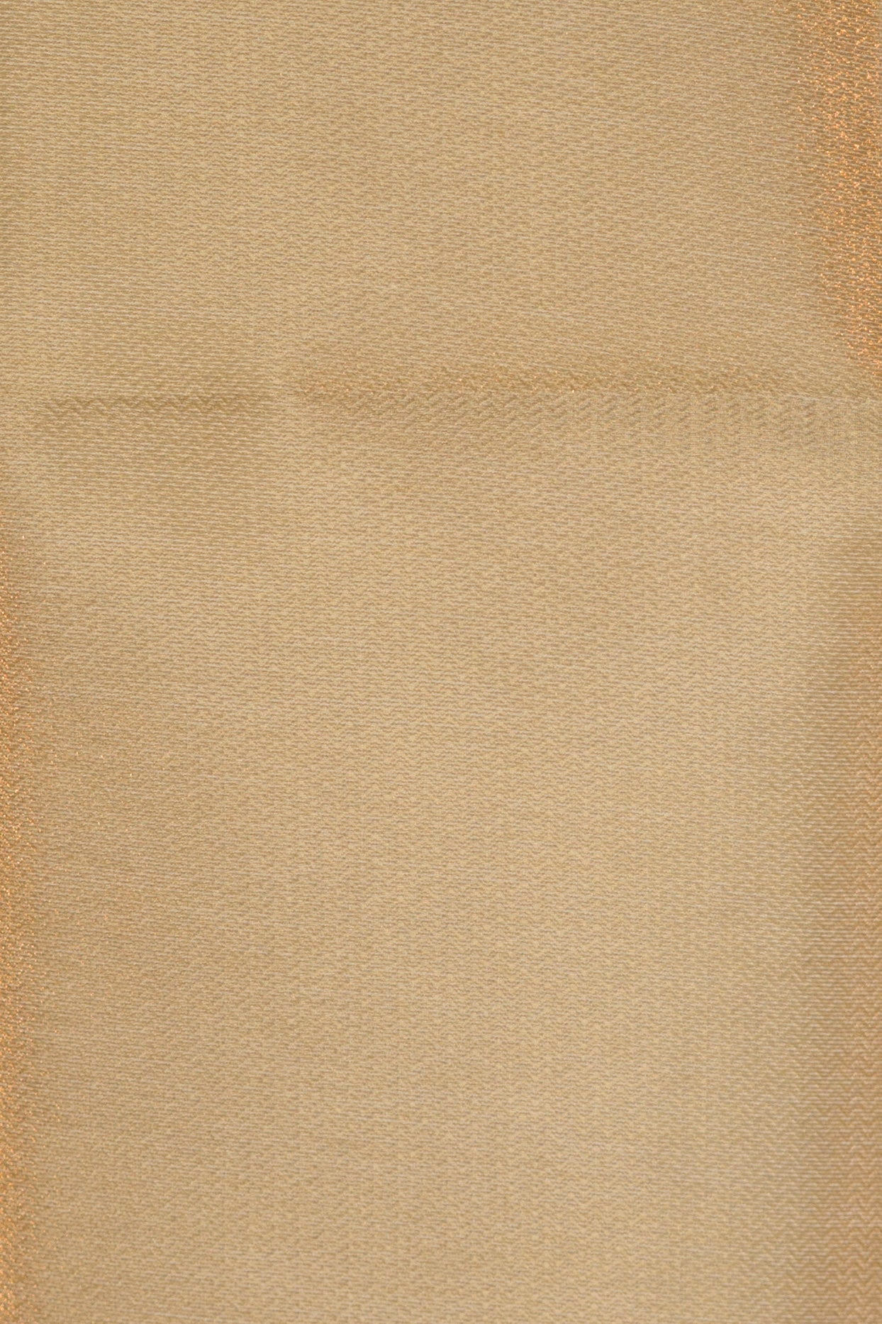 Golden Tissue Saree woven in Floral Motifs paired with scallop style border and rich palla