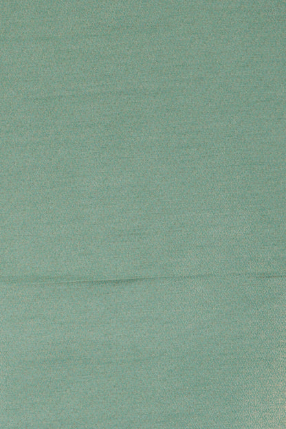 Sea Green Soft Silk Saree Woven in Almond Zari within the Fabric giving smooth texture from in and out