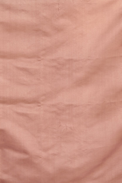 Light Brown Banarasi Mashru Silk Saree in Taditional Jaal Pattern