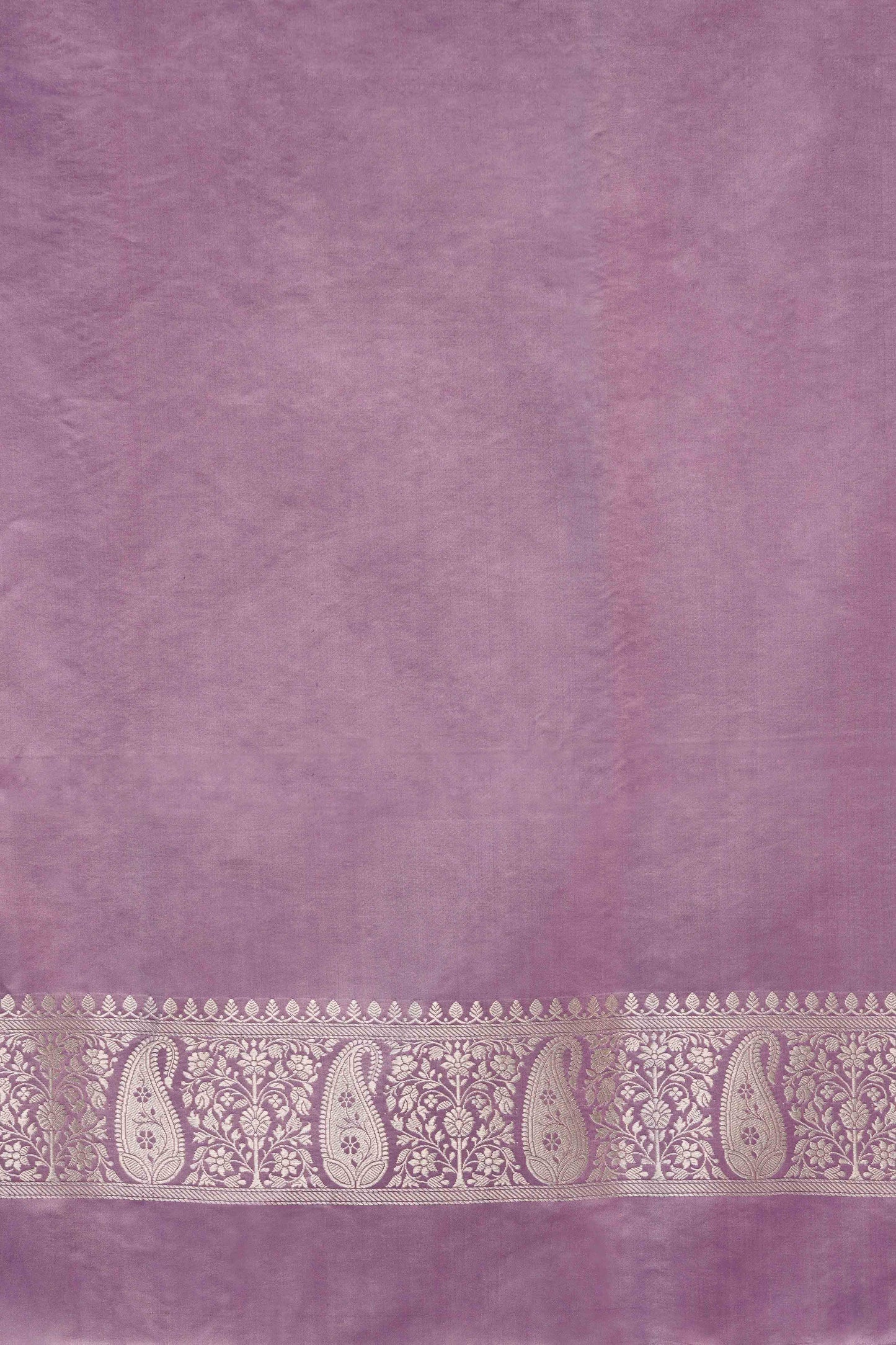 Lilac Banarasi Jaal Mashru Silk Saree