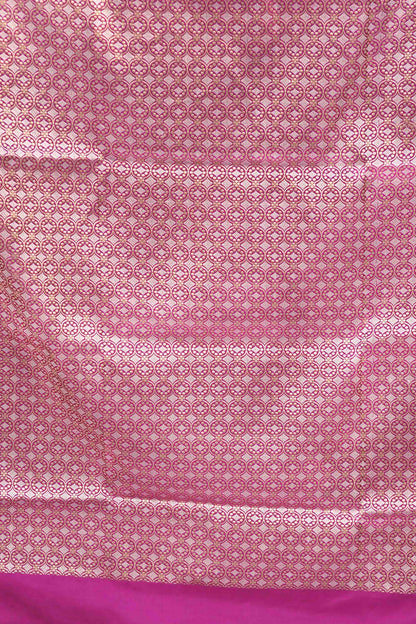Dark Magenta Pure Banarasi Handloom Katan Silk With Kadua weaving